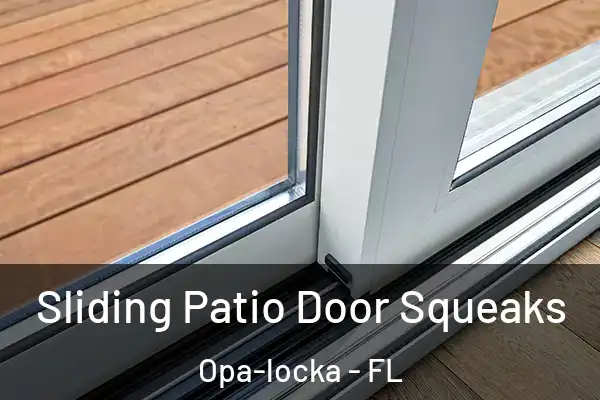 Sliding Patio Door Squeaks Opa-locka - FL
